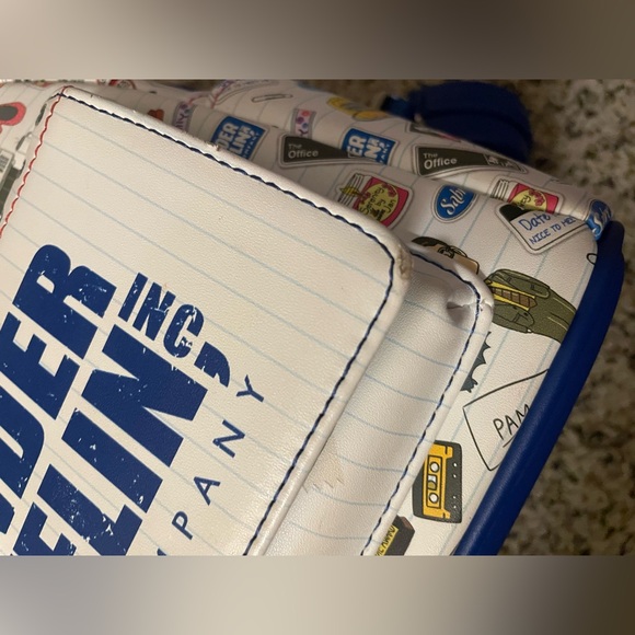 Loungefly the Office Dunder Mifflin Mini Backpack Rare HTF - Picture 9 of 16